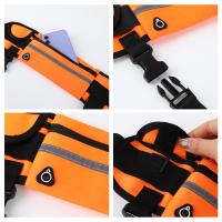 Correa Para Running Con Mochila Zipper Y Reflejos Nocturnos Multifuncional Para Perros Correa De Camuflaje Para Actividades Al Aire Libre - details 14