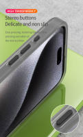 KEYSION-funda mate transparente para iPhone 16 Pro Max, 16 Plus, 15, 14 Pro Max, silicona + PC, funda trasera para teléfono a prueba de golpes - details 9