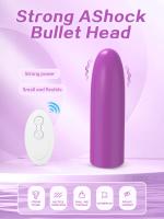 Mini vibrador de bala para mujeres, estimulador de clítoris y Vagina, punto G, Control remoto, huevo de amor, Juguetes sexuales para adultos - details 0