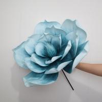 Flor de Magnolia simulada 3D, 30/50CM, flor de simulación de espuma colorida, paisaje de centro comercial, decoración de boda, flor simulada - details 2