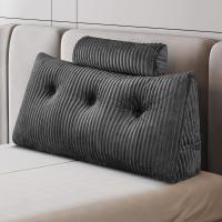 Cojín de Lectura Triangular Almohada de Apoyo Lumbar Suave Bolster para Posición de Sofá de Cama - details 9