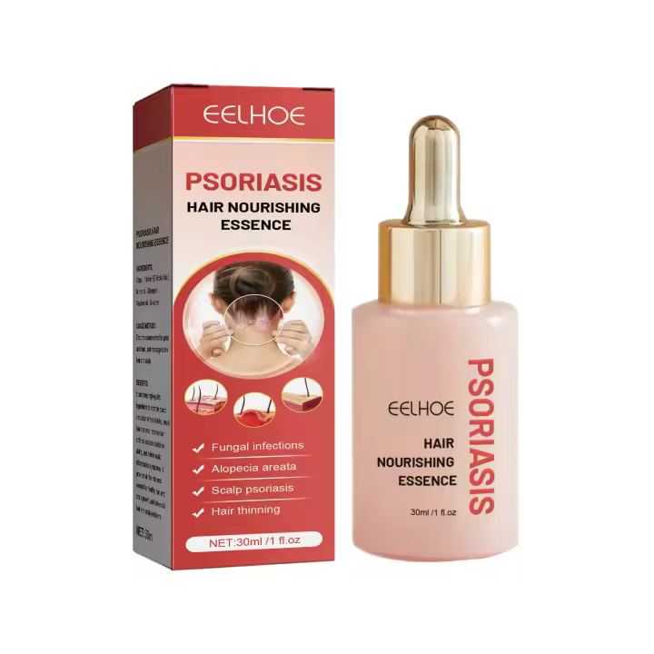 Esencia para tratamiento del cuero cabelludo, tratamiento anticaspa para psoriasis, alivia la descamación, la picazón, potenciador de folículos, suero nutritivo para el cabello - 1
