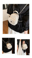Versión coreana Xiaoxiangfeng Lingge mochila 2025 primavera nueva moda simple estudiante cadena de gama alta bolso de mujer - details 14