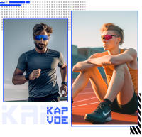 Kapvoe-gafas de sol deportivas para hombre, lentes fotocromáticas para ciclismo de montaña, polarizadas, UV400 - details 11
