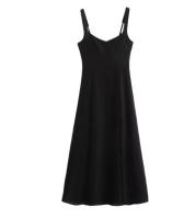 Ropa de mujer europea y americana falda de tirantes de vestido de hendidura popular - details 2