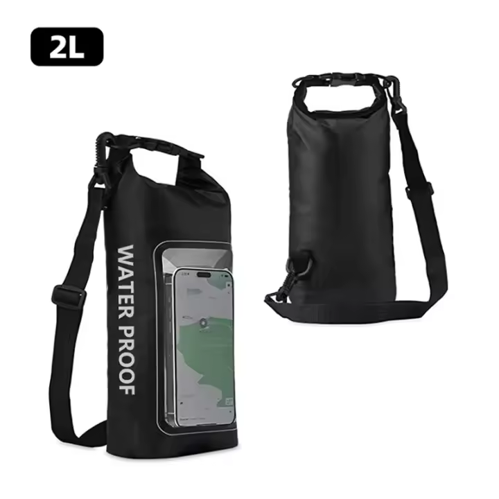 Bolsa de Almacenamiento Impermeable para Deportes al Aire Libre Bolsa de Mochila para Kayak, Trekking, Surf, Navegación Marca Touch Screen 2L 5L - 1