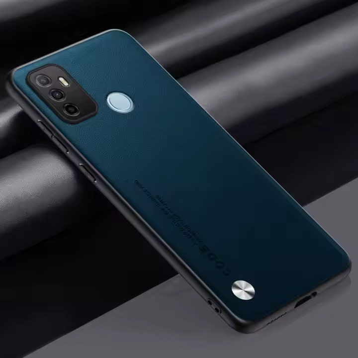 OPPO A53S Lujo PU Cuero Estuche Protección Completa de Silicona Hecho en China - 1