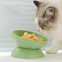 Cuenco ajustable para gatos, boca inclinada, antivuelco, cuenco de alimentación para comida de perros, gran capacidad, antideslizante, base alta para mascotas, contenedor de agua - details 6