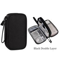 Bolsa de almacenamiento para dispositivos electrónicos, estuche organizador Digital para auriculares, tarjetas SD, unidades de cables USB, Kit de viaje, bolso de embrague - details 13