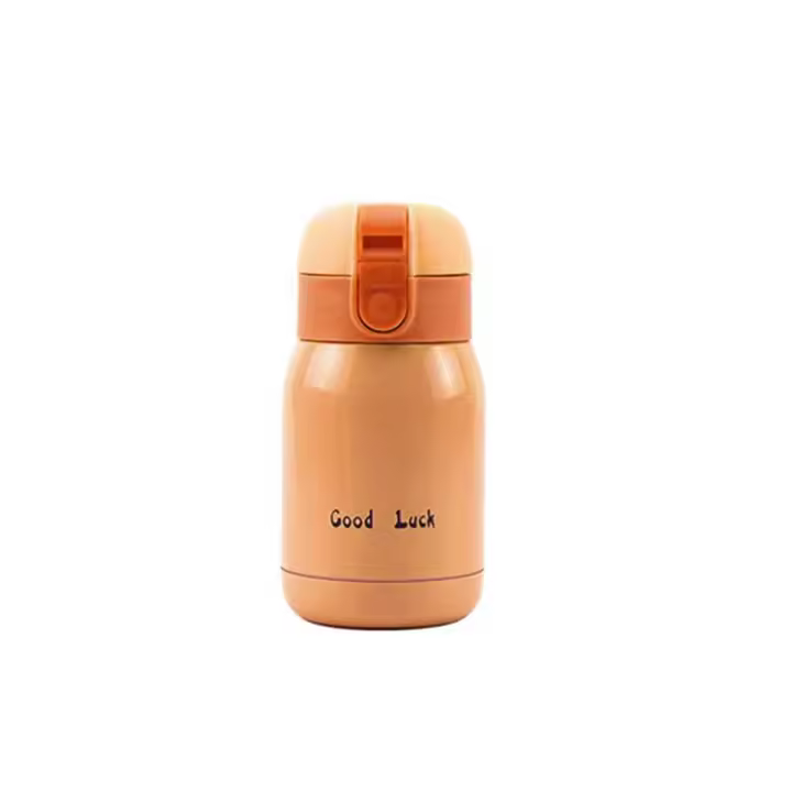 200 ml para niños niños de acero inoxidable mini termo de vacío viaje termocup taza botella - 1