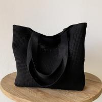 Bolso tejido hueco informal de gran capacidad, bolso de mano tejido para playa, bolso de mano de estilo perezoso, bolso trenzado para axila para mujer y niña - details 17