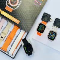 Reloj inteligente deportivo S9 Ultra 2, con correa de 7 piezas, Bluetooth, llamadas, detección de frecuencia cardíaca, pantalla HD 1,99 - details 1