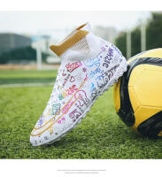 Zapatos de fútbol de alta calidad para hombres, botas de fútbol de la sociedad, cornamusas de entrenamiento al aire libre antideslizantes de hierba, zapatillas de Futsal, calzado deportivo Unisex - details 16