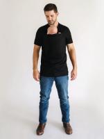 Dad Shirt Baby Carrier | The Dad Baby Carrier Shirt | Designed to Help New Dads Bond | Comfortable，Mens Baby Carrier | Pure Black, XL, Short Sleeve - details 2