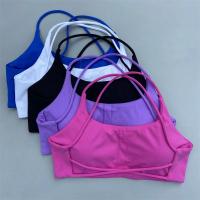 Sujetador deportivo para mujer, Bralette Sexy con tirantes cruzados en la espalda, Bralette de alto impacto para gimnasio, Yoga, entrenamiento, Top corto, chaleco, ropa interior push-up para correr - details 0