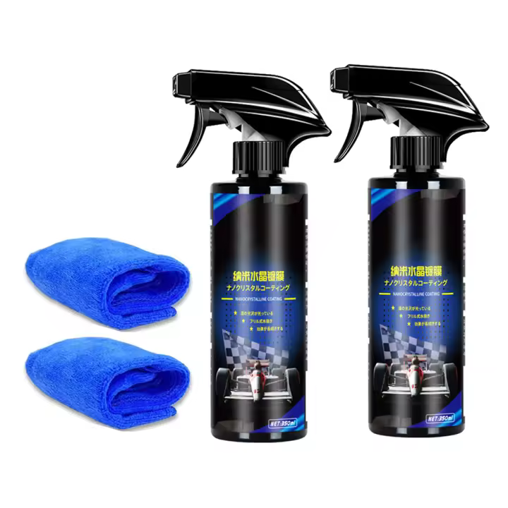 Kit de Cuidado del Coche de Vidrio Nano 9H Brillante Agente de Pulido para Coche - 1