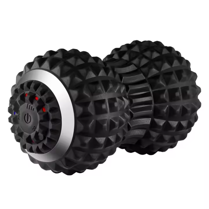 Bola de Masaje Eléctrica 4 Velocidades, Carga USB, Rodillo de Espuma Deportiva para Yoga, Relajación Muscular, Equipo de Fitness Pequeño - 1