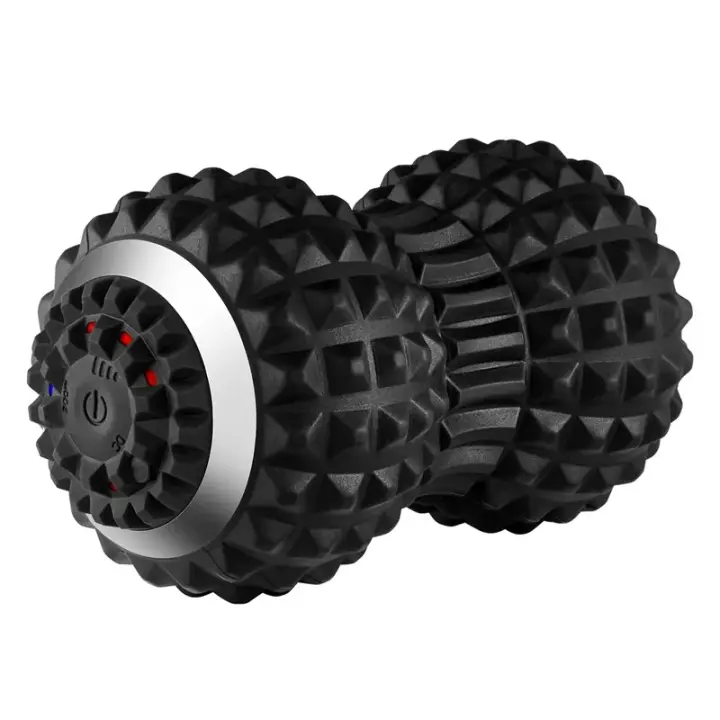 Bola de Masaje Eléctrica 4 Velocidades, Carga USB, Rodillo de Espuma Deportiva para Yoga, Relajación Muscular, Equipo de Fitness Pequeño - 1