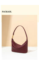 Bolso de mano informal tejido a mano para mujer, bolso sencillo para lonchera, bolso de moda para axila - details 2