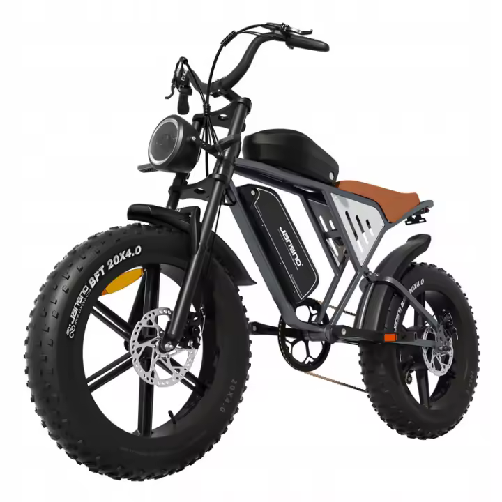 Janno X70G macho/hembra MTB bicicleta eléctrica 1000W 48V 34ah 48km/h 20"* 4 negro - 1
