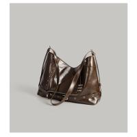2025 Nueva Moda Bolsa Tote, Anillo de Metal Hebilla Crossbody Bolsa, Señoras de la Moda Bolso de hombro - details 12