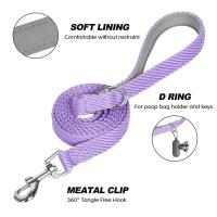 Conjunto arnés de nailon perro, correa sin tirones cachorros, chaleco mascotas con plomo caminar, ustable para perros pequeños y - details 8