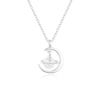 Szjinao-collar con colgante de perlas de la Tierra y la Luna, Plata de Ley 925 auténtica de agua dulce, joyería de diseñador de lujo, regalo de alta calidad para niña - details 4