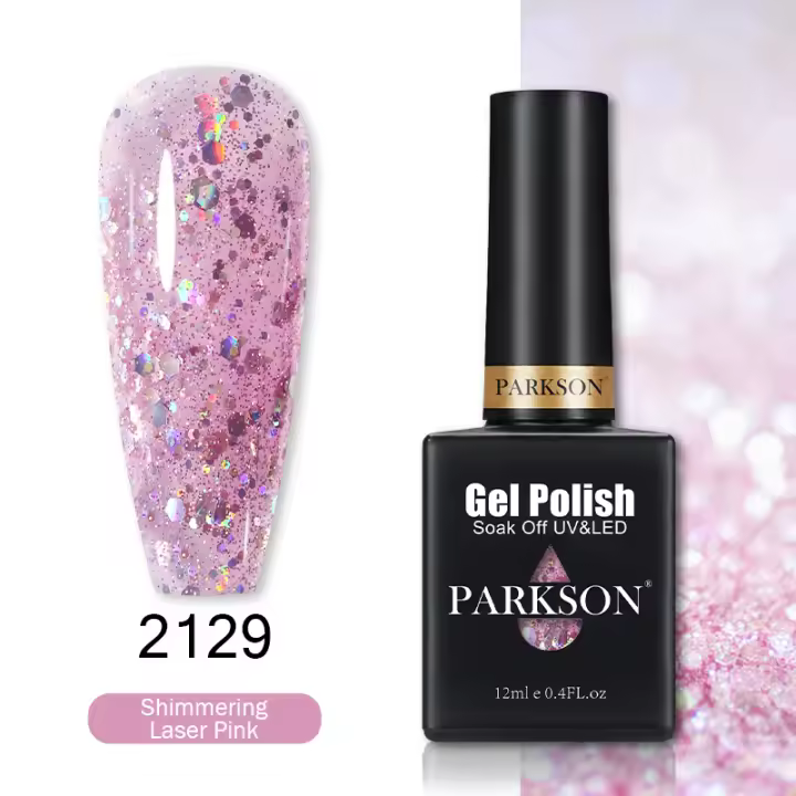 Parkson-esmalte de uñas de Gel semipermanente, color marrón caramelo, UV LED, serie vino tinto, capa superior Base de Gel, Otoño e Invierno - 1