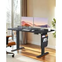 Regulable 120 x 60 cm soporta hasta 80 kg Altura Ajustable Bolsa Almacenamiento Escritorio eléctrico función Memoria para Estaciones Trabajo - details 1