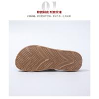 Chanclas de verano para hombre, sandalias con tiras de tela, antideslizantes, sensación de pisar mierda, zapatillas frescas informales para exteriores - details 2