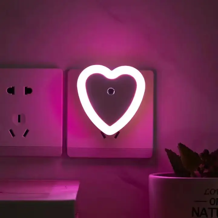 LED Plug-in Night Light for Kids Dusk to Dawn Sensor Star Night Lights Pentagram LED Light Lamps for Bedroom Bathroom Kids Room - 1