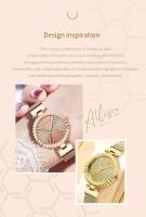 Reloj de Pulsera de Cuarzo de Lujo para Damas Movimiento Japonés, Resistente al Agua, Alta Gama, Tira de Acero, Correa de Cuero - details 1