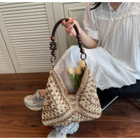 Popular Beach Vacation Nuevo bolso de hombro tejido versátil para mujer, bolso portátil. - details 3