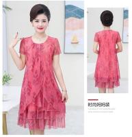 Vestido casual de verano con manga corta y cuello redondo, estampado floral, vestido de fiesta elegante, ropa de mujer hasta 5XL - details 9