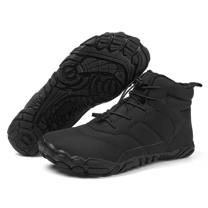 Zapatos de cinco dedos botas de nieve zapatos de nieve antideslizantes para exteriores zapatos de algodón - 1