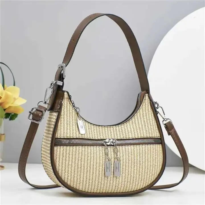 Bolso bandolera de gran capacidad para mujer de gama alta a la moda 22071 con cremallera y bolso de hombro sellado - 1