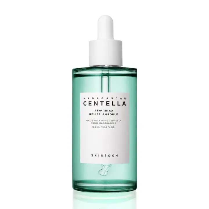 SKIN1004 Ampolla de alivio Tea-Trica 3.38 fl. oz, 100 ml, hidratación calmante para pieles sensibles - 1