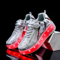 Zapatos Para Caminar Para Niños, Patines, Ruedas Invisibles Recargables, Adultos - details 14