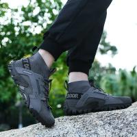 Zapatos acuáticos de secado rápido para hombre, zapatos para caminar en aguas arriba, zapatillas de agua transpirables de malla antideslizantes, calzado de escalada de alta calidad - details 14