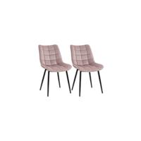 Pack de 2 Sillas de Comedor Sillas Decorativas Tapizadas en Lino Sillas de Cocina con Respaldo Reposabrazos y Patas de Metal para Salón 59,5x56,5x81 cm Azul - details 9