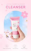 Limpiador Facial Suave de Sakura Control de Aceite Profundo de Poros Reducción de Pontos Negros Hidratación Herramientas de Cuidado de la Piel de Belleza - details 0
