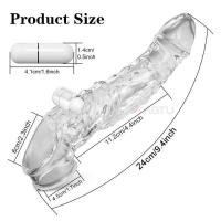 Silicona Extensor de Pistón Anillo de Retraso para Ejaculación Reutilizable - details 2