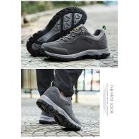 Nuevos Zapatos Originales De Senderismo De Cuero De Gamuza Para Exteriores Para Hombre, Zapatos De Viaje Para Senderismo, Zapatos De Caza, Zapatos Para Correr En El Rastro, Talla Grande 49 - details 15