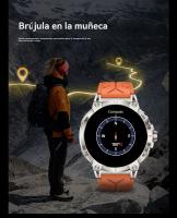 Relojes inteligentes hombre podómetro multifunción Fitness deporte Bluetooth llamada mujer ritmo cardíaco presión arterial reloj - details 8