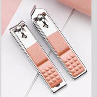 Kit de manicura y pedicura, cortador de 7 piezas, tijeras, pinzas, cortaúñas, con Funda de cuero PU colorida - details 4