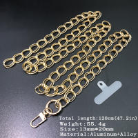 Correa de colgante de aluminio portátil con diseño de bisel de 120cm cadena anti-pérdida para teléfono accesorios regalo al aire libre - details 0