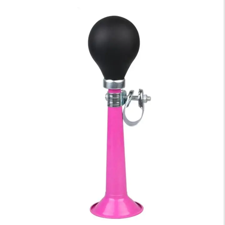 Bocina de aire de Metal para bicicleta, trompeta, bombilla de goma para apretar, timbre de bicicleta - 1
