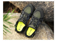 Zapatillas de deporte transpirables de punto para hombre, zapatos de senderismo antideslizantes, zapatos de playa Unisex, zapatillas de entrenamiento, zapatos de Trekking al aire libre, verano - details 11