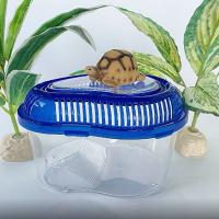 Contenedor de plástico portátil para el hogar, práctico contenedor de reptiles con mango, tarro de araña, tanque de tortuga, Habitat - details 6