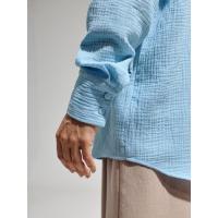 Blusas de manga larga de color sólido para mujer estilo coreano elegante y suelto - details 9